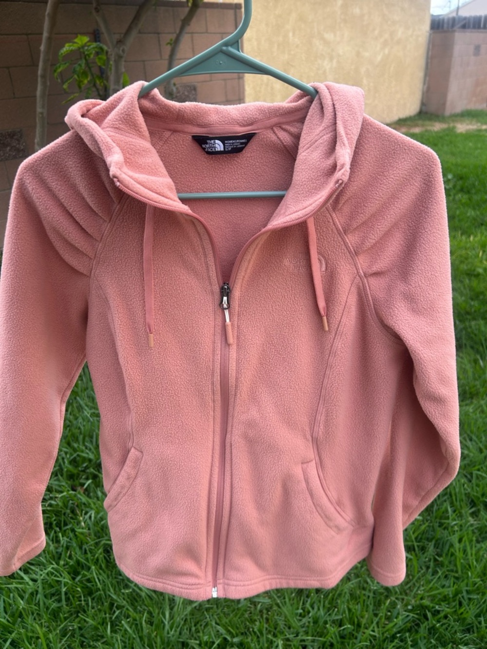 The North Face Dusty Rose Zip-Up Fleece Hoodie